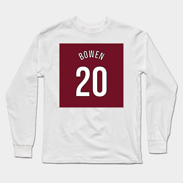 Bowen 20 Home Kit - 22/23 Season Long Sleeve T-Shirt by GotchaFace